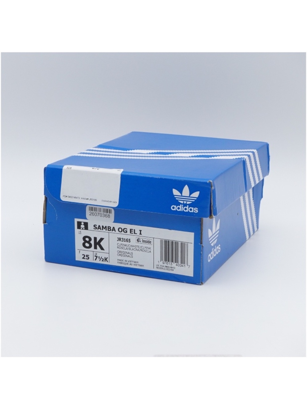 NEW Size 8 Toddler Kid's adidas Originals Samba OG EL Leather Sneakers JR3165 - Picture 7 of 7
